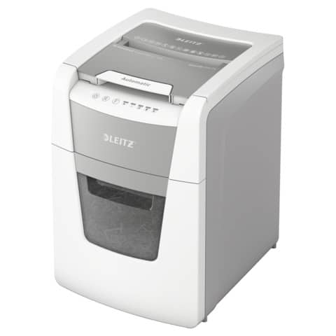 Distruggidocumenti automatico Leitz IQ P4 Small Office AutoFeed 100 ff - 34 L - bianco - 80110000